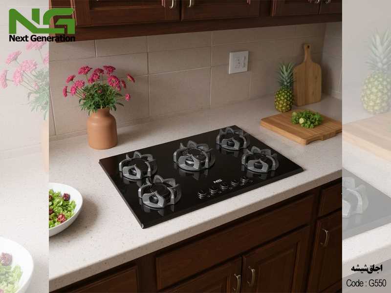 اجاق شیشه مشکی کد G550